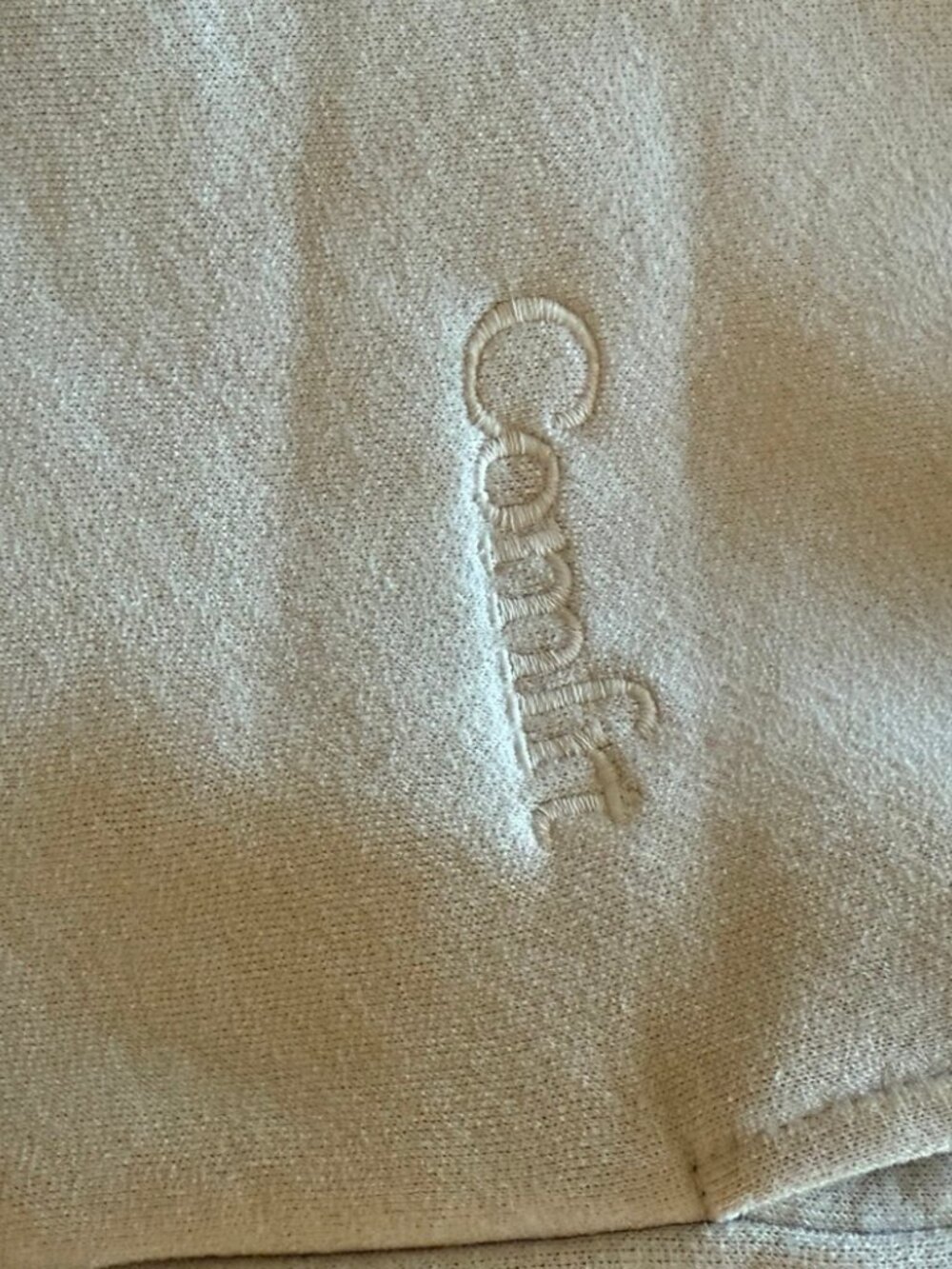 Comfrt Cream Wide-Leg Sweatpants – Size M - Picture 5 of 6